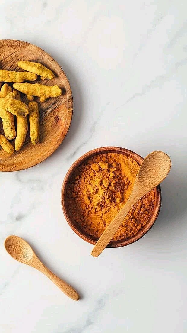 Roasted turmeric. 6