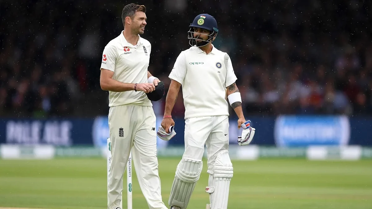 Andereson and Virat Kohli 