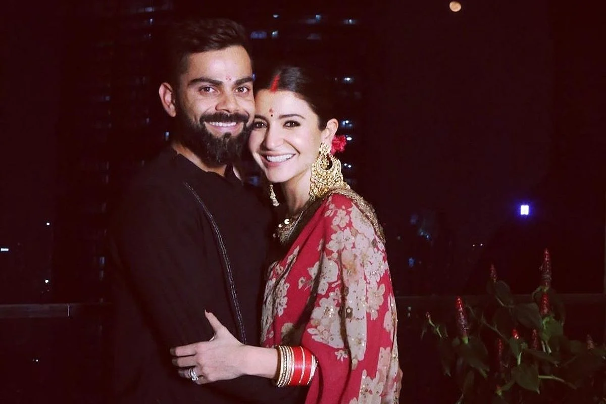 Virat Kohli and Anushka Sharma 