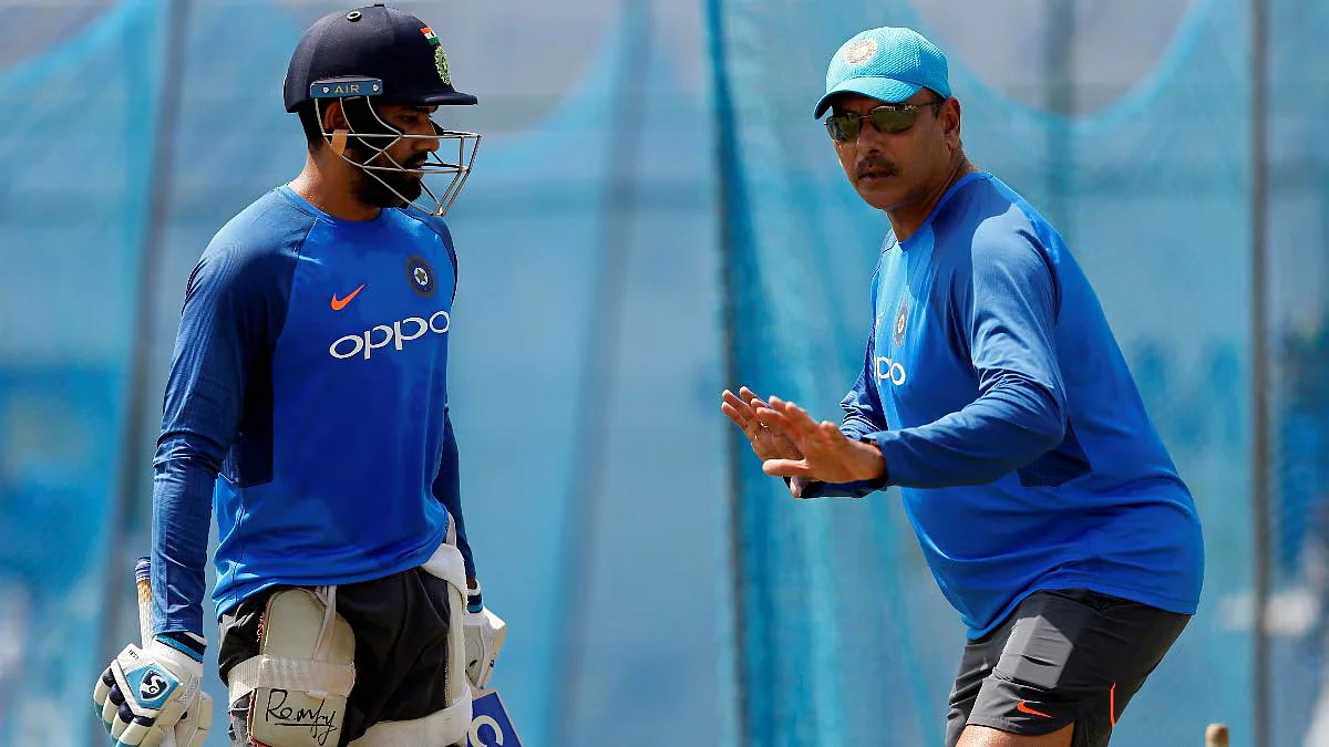 Rohit Sharma and Ravi Shastri