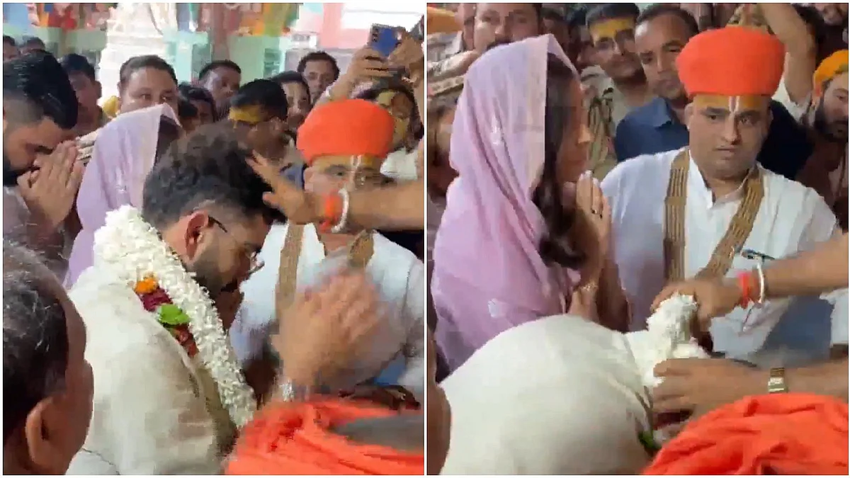 virat kohli anushka sharma virat kohli in ayodhya hanuman garhi temple virat kohli wife anushka2002009aa0274fa62a1971ee7892da95