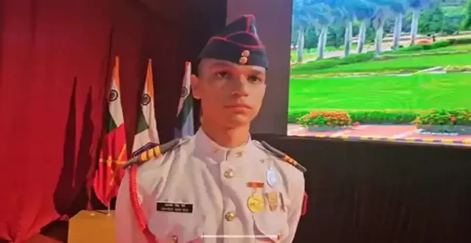 किसान के बेटे ने एनडीए ट्रेनिंग में किया टॉप