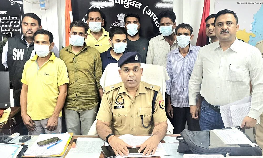 7 सदस्यों का गिरोह गिरफ्तार