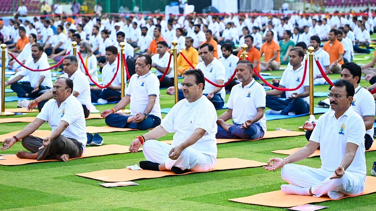 Yoga in Rajasthan Assembly