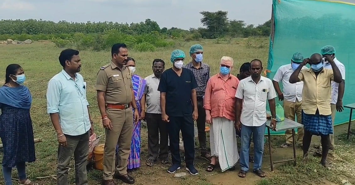 பிரேதப் பரிசோதனை செய்த போது 