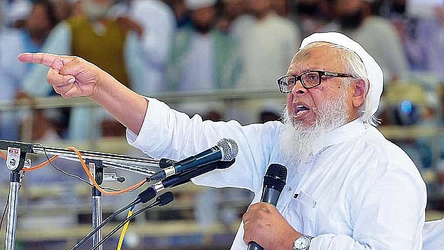 جمعیۃ علماء ہند کے صدر مولانا ارشد مدنی کی فائل تصویر