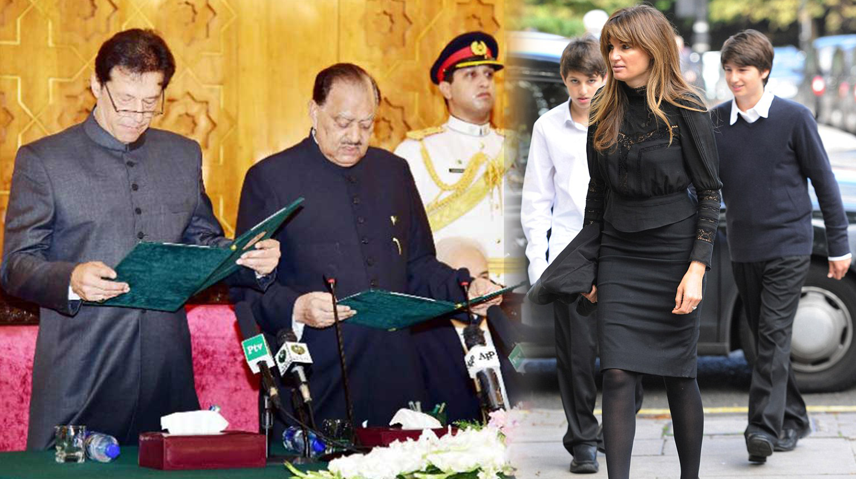 حلف برداری میں عمران کے بیٹے شریک نہیں ہوئے، کیا وجہ تیسری بیوی ہے؟