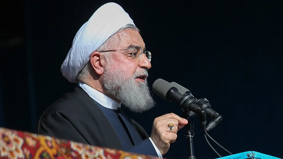ایرانی تیل کی برآمدات نہیں تو خلیج فارس سے کسی کا تیل نہیں گزرے گا: حسن روحانی
