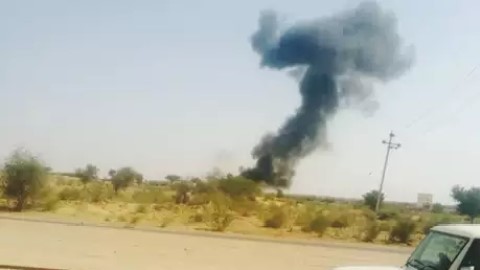 فضائیہ کا ’مگ-21‘ طیارہ بیکانیر میں حادثہ کا شکار، دونوں پائلٹ محفوظ
