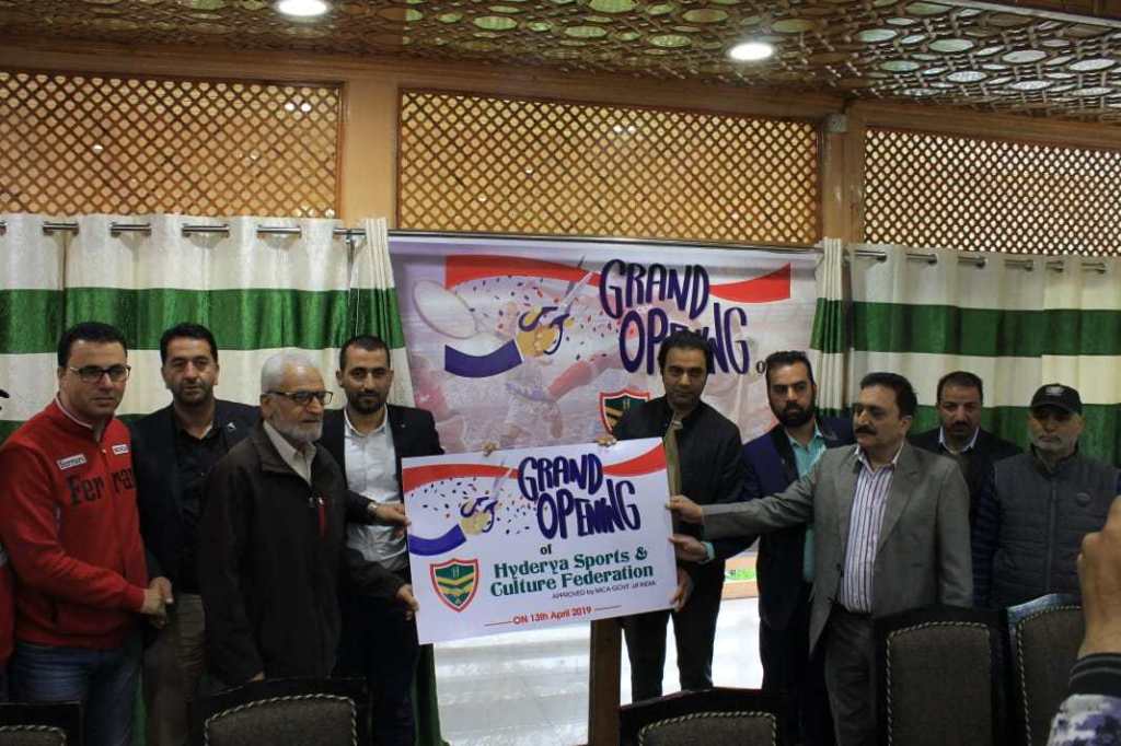 کشمیر میں کھیل کود کے فروغ کے لئے ’حیدریہ سپورٹس و کلچر فیڈریشن‘ کا قیام