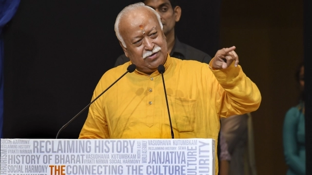 ’بھارت ایک ہندو راشٹر ہے‘، آر ایس ایس سربراہ بھاگوت کا اعلان