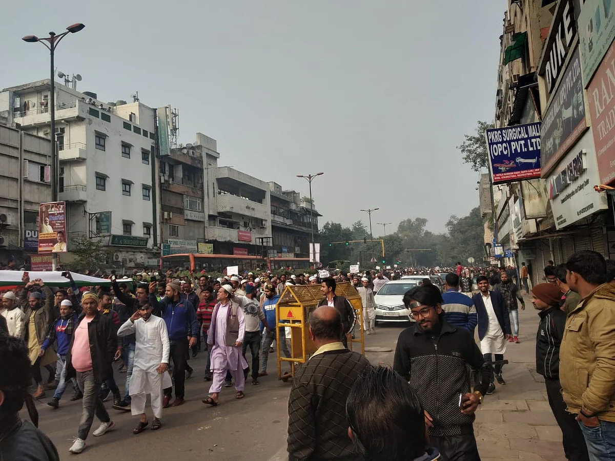 تصاویر: سی اے اے کے خلاف دہلی کی شاہی جامع مسجد پر عظیم الشان مظاہرہ