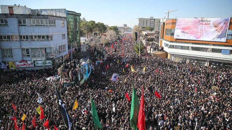 ایران: قاسم سلیمانی کے جلوسِ جنازہ میں بھگدڑ، 35 افراد ہلاک، 50 زخمی