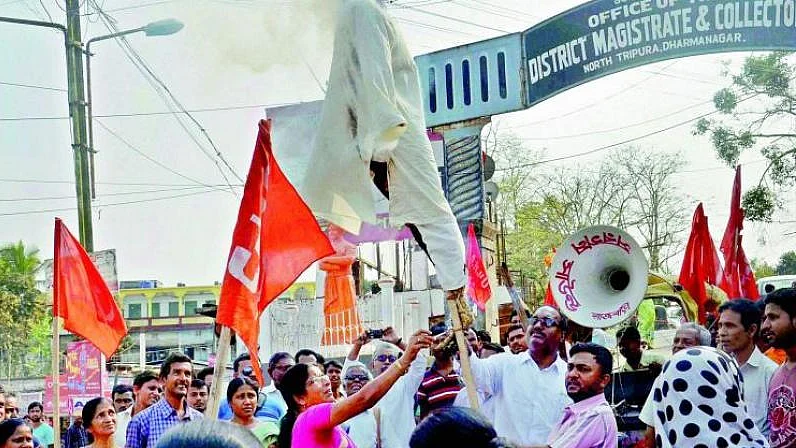 مرکزی حکومت کے خلاف تلنگانہ اور اے پی میں بھی ٹریڈ یونینوں کی ہڑتال