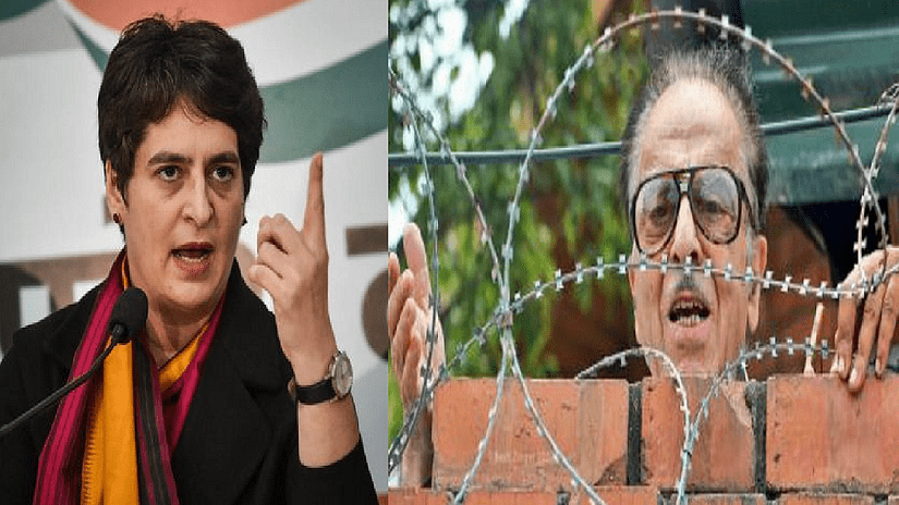 سوز کے ساتھ قیدیوں جیسا سلوک، کشمیر میں ایک سال سے تاناشاہی قائم: پرینکا گاندھی