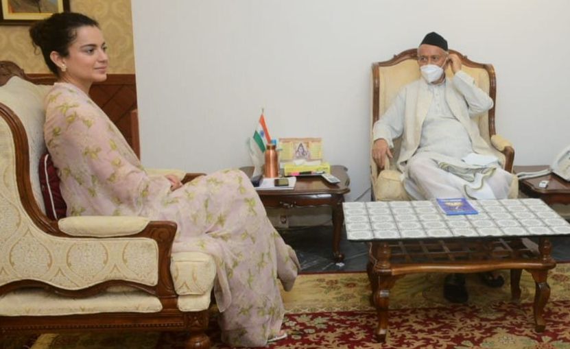 ’پنگا گرل‘ کنگنا راناوت کی مہاراشٹر کے گورنر بھگت سنگھ کوشیاری سے ملاقات