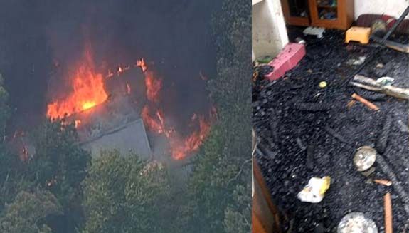 کشمیر: بڈگام میں آگ کا ہولناک واقعہ، شیعہ عالم آغا عبدالحسین کا رہائشی مکان تباہ، خود بھی زخمی