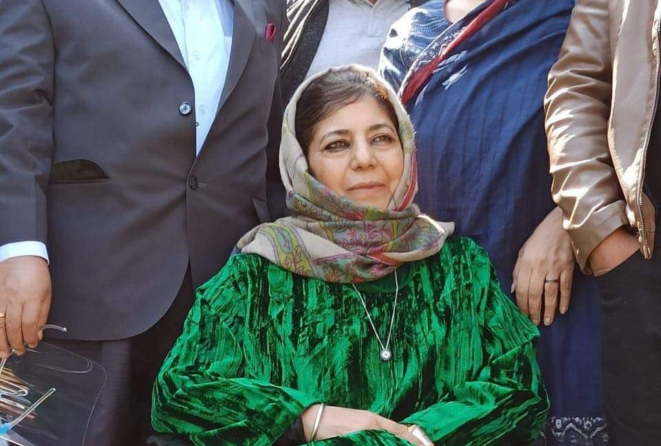 مرکزی حکومت سیاسی مخالفین کو جان بوجھ کر خطرے میں ڈال رہی ہے: محبوبہ مفتی