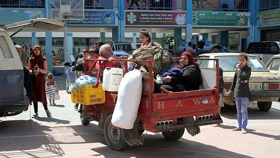 غزہ کےاسکول کی ایک تصویر