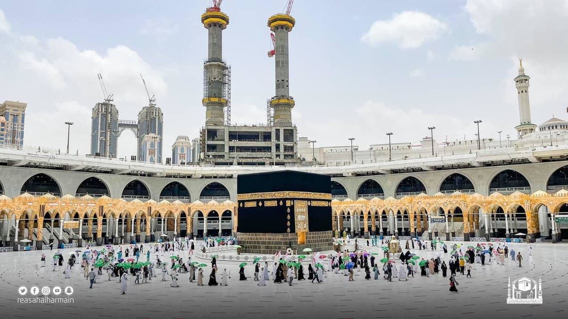 حج 2021: مناسک حج کے آخری روز رمی جمرات کے بعد حجاج کرام کی طوافِ وداع کی ادائیگی