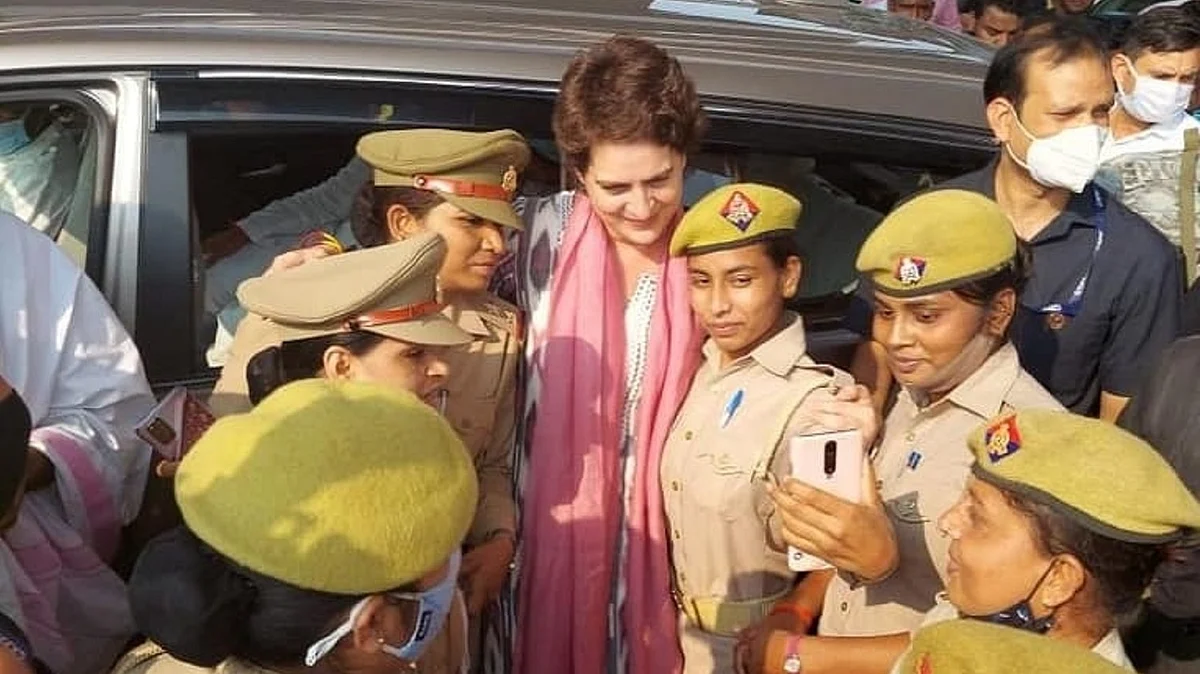 پرینکا گاندھی، تصویر آئی اے این ایس