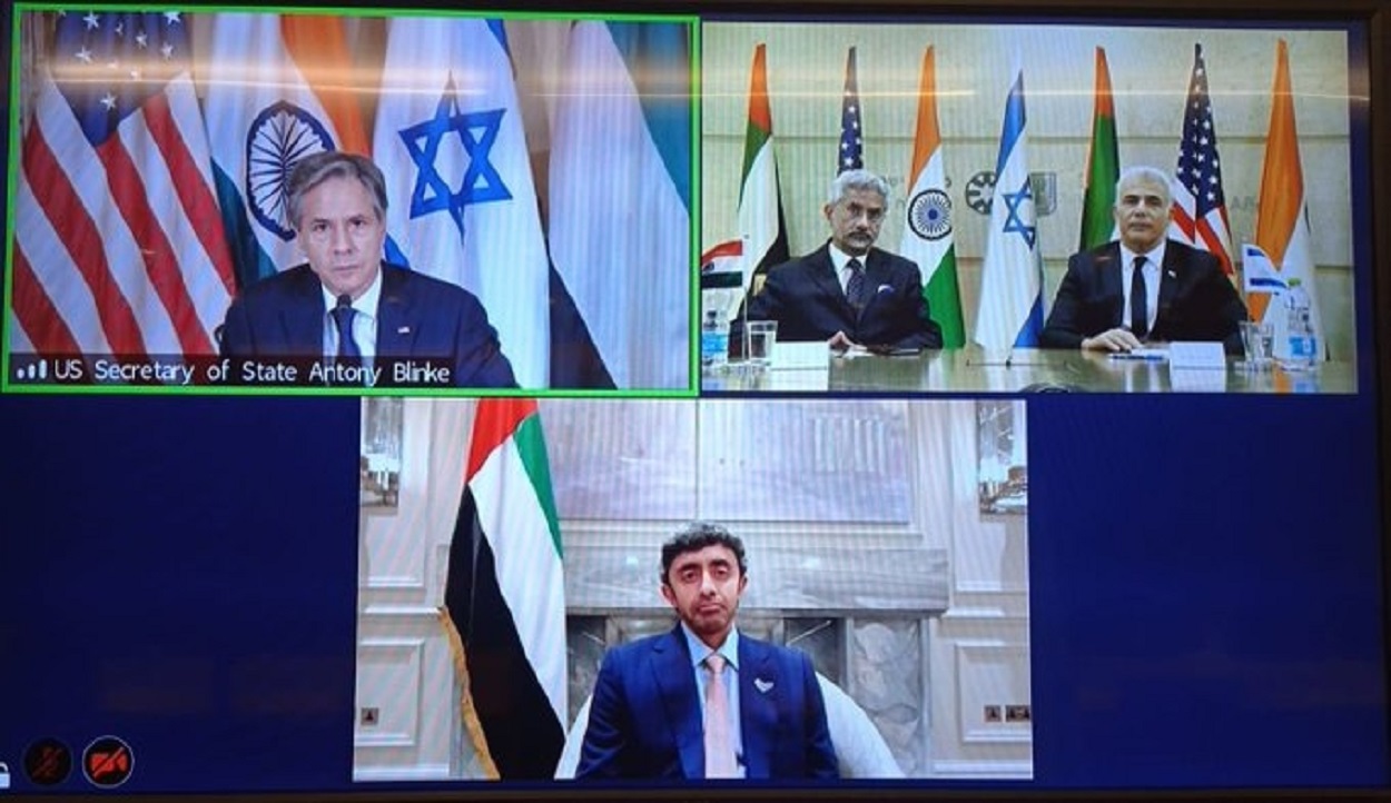ہندوستان، امریکہ، اسرائیل اور متحدہ عرب امارات نے مل کر بنایا نیا گروپ