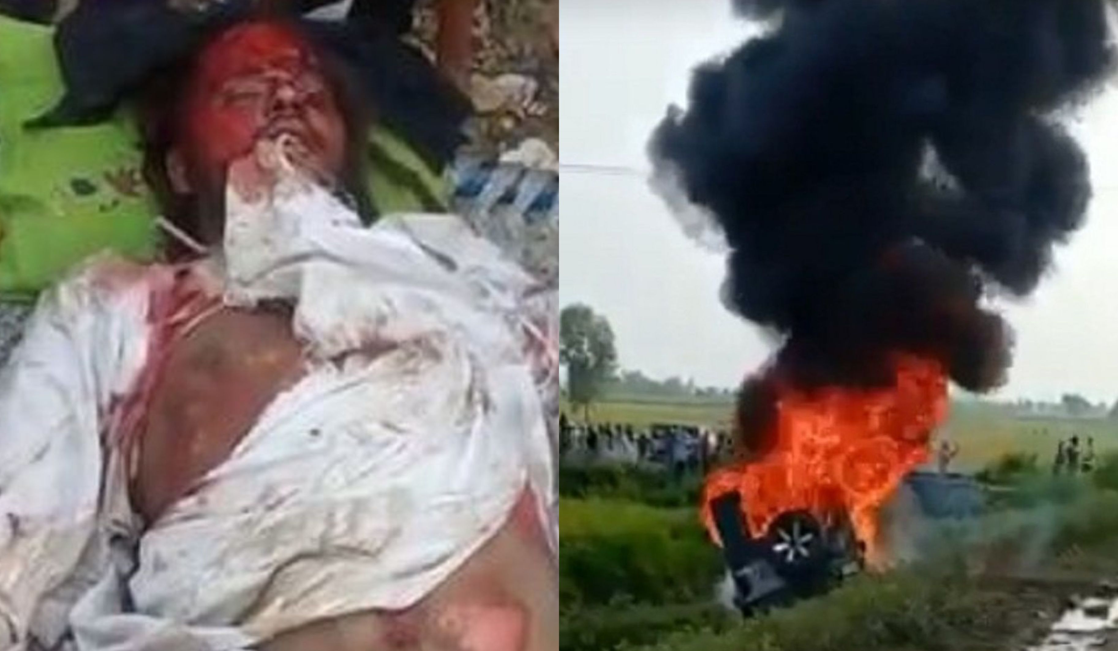 مرکزی وزیر کے بیٹے پر کسانوں کی بھیڑ پر کار چڑھانے کا الزام، 3 ہلاک، کئی زخمی