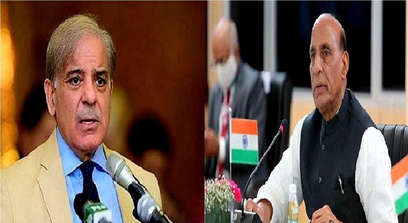 پاکستان کے نئے وزیر اعظم شہباز شریف کو پی ایم مودی کے بعد راجناتھ سنگھ نے بھی دی نصیحت