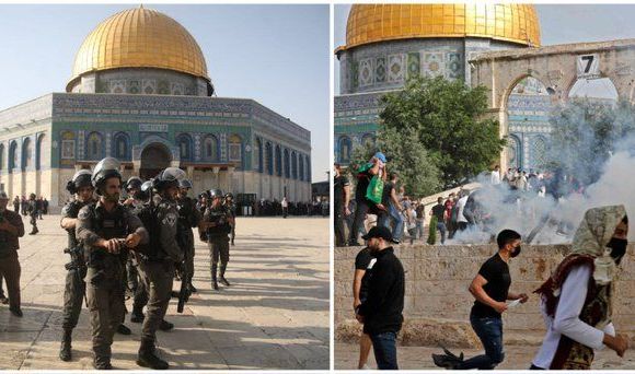 رمضان کے دوران اسرائیلی فوج کا مسجد اقصیٰ پر دھاوا، 150 سے زیادہ فلسطینی زخمی