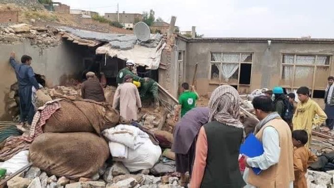 افغانستان: زلزلہ سے ہر طرف تباہی، مہلوکین کی تعداد 1000 کے پار، 1500 سے زائد زخمی