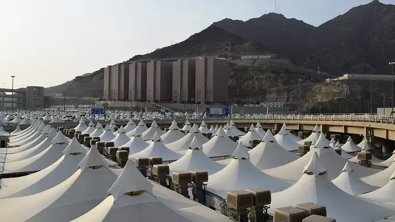 منیٰ میں سفید خیموں کا شہر / العربیہ ڈاٹ نیٹ
