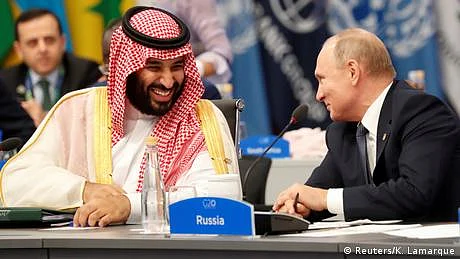 روسی صدر پوٹن اور سعودی ولی عہد محمد بن سلمان کے درمیان بات چیت