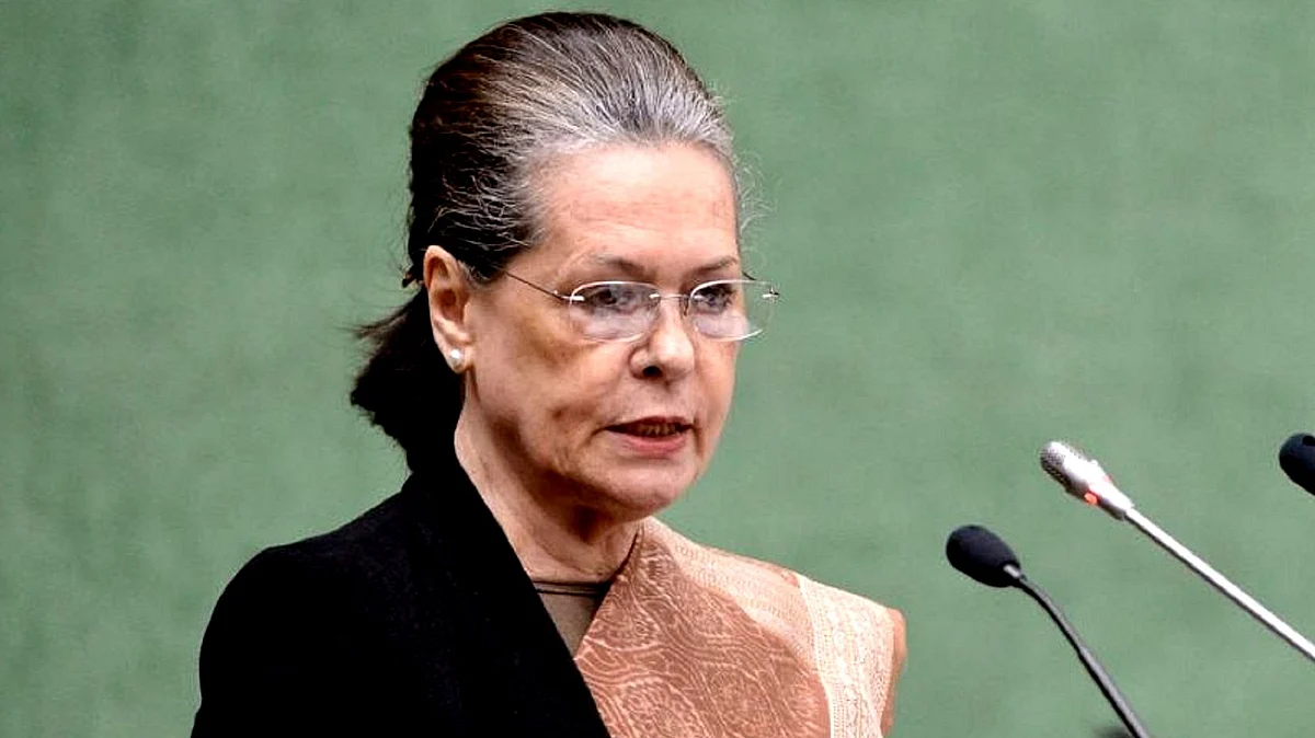 سونیا گاندھی، تصویر آئی اے این ایس