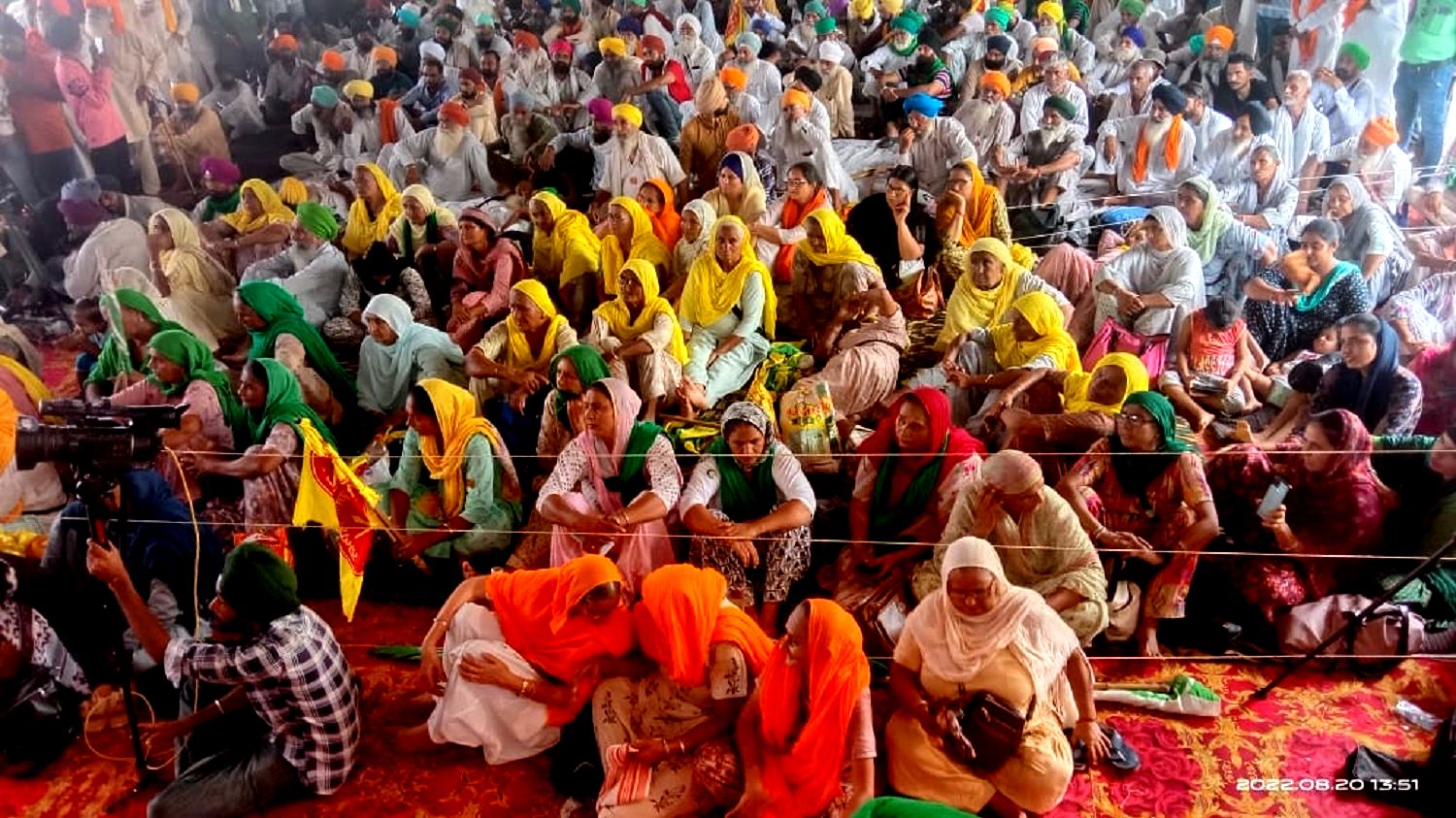 سنیوکت کسان مورچہ کا لکھیم پور میں دھرنا، پی ایم مودی کے نام عرضداشت پیش