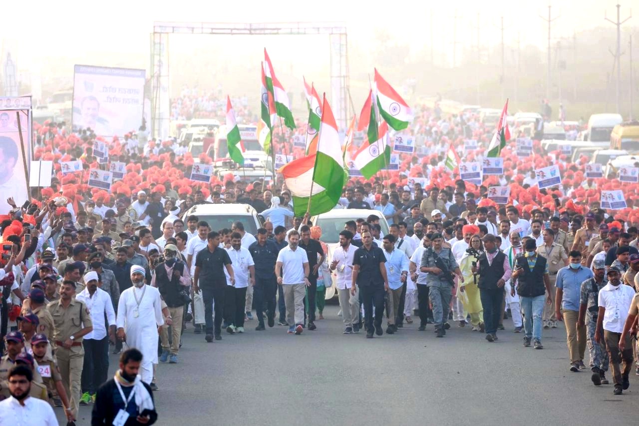 ’بھارت جوڑو یاترا‘ کل مدھیہ پردیش میں ہوگی داخل، راہل گاندھی کو پرینکا گاندھی اور رابرٹ وڈرا کا ملے گا ساتھ