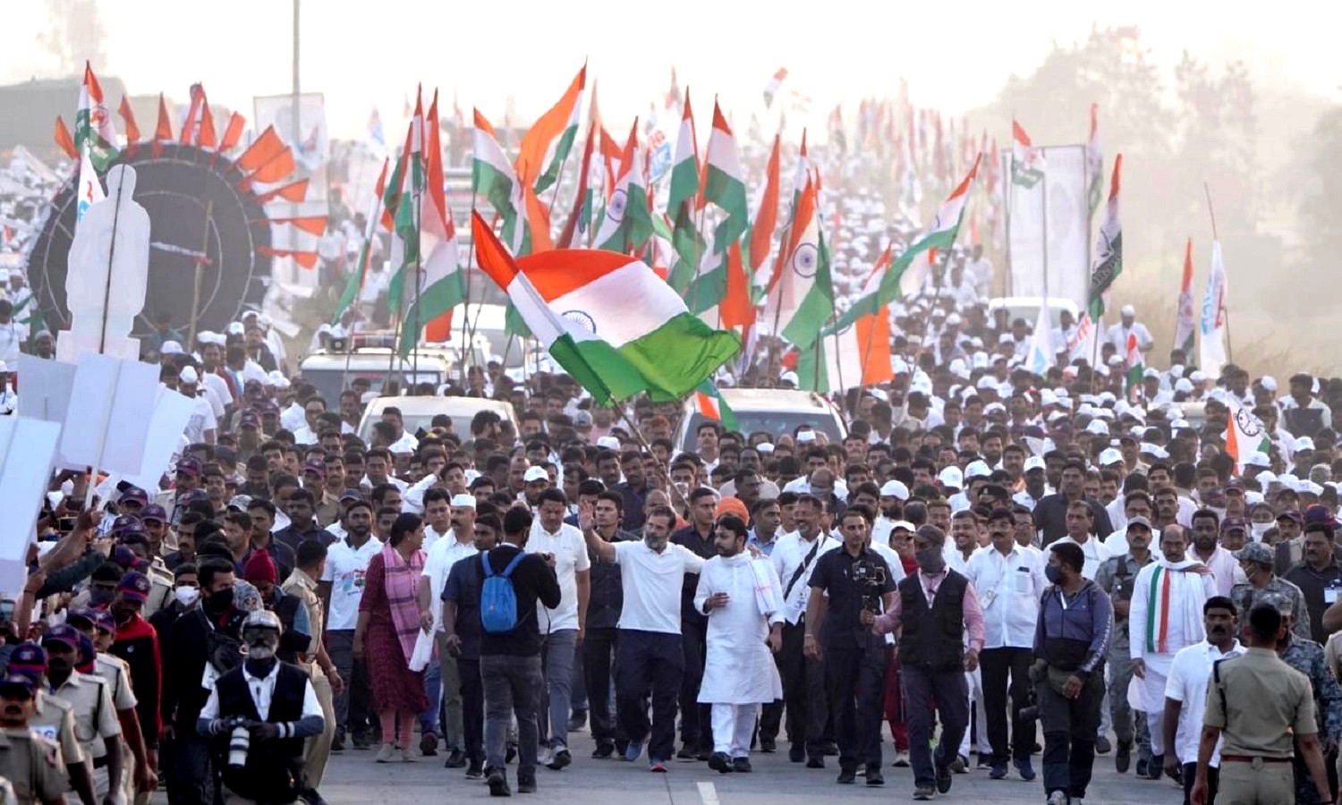 بھارت جوڑو یاترا، تصویر ٹوئٹر @INCIndia