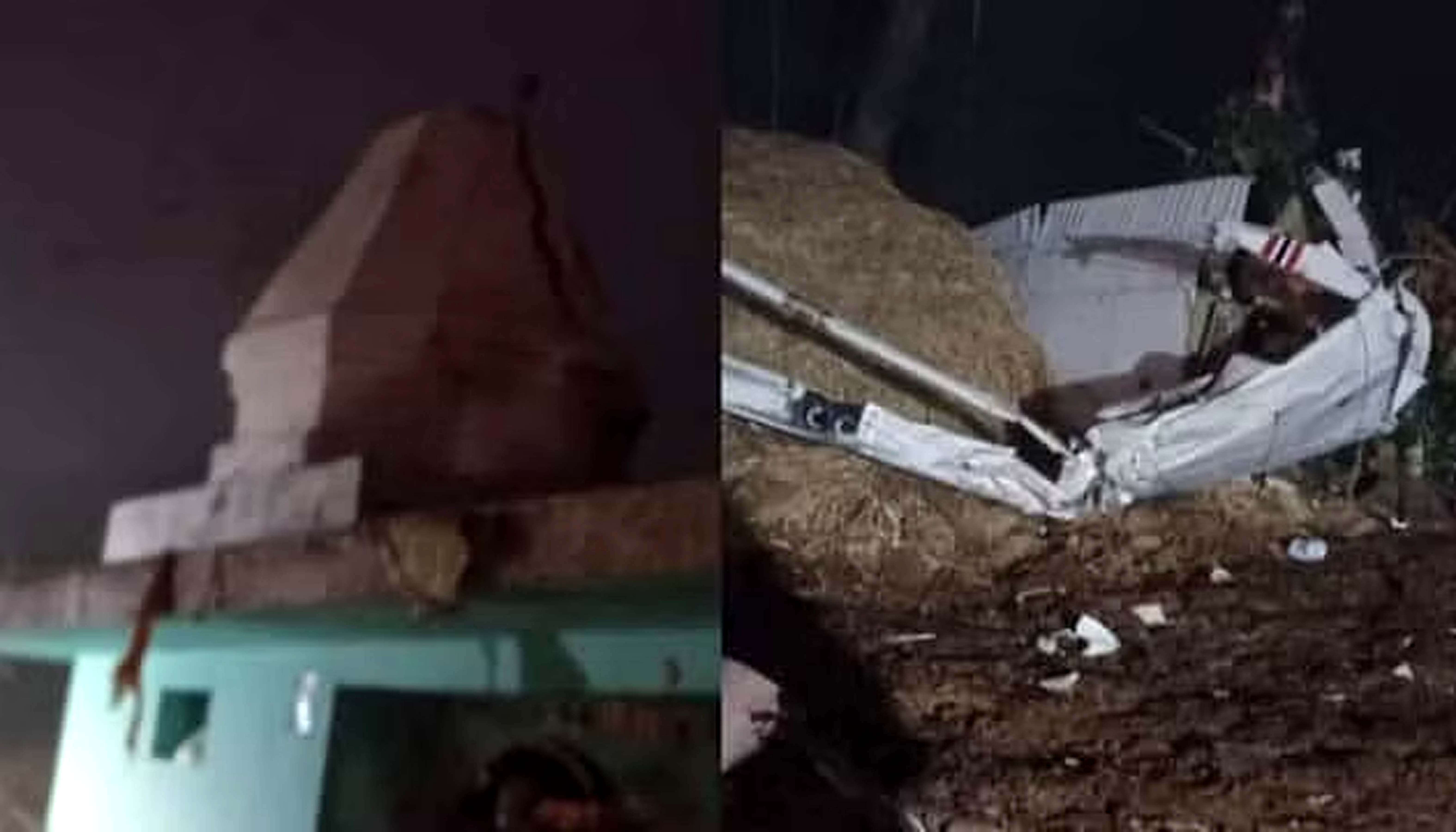 مدھیہ پردیش: ریوا میں دھند کے باعث بڑا حادثہ، طیارہ مندر سے ٹکرانے کے بعد گر کر تباہ، پائلٹ ہلاک، ٹرینی زخمی