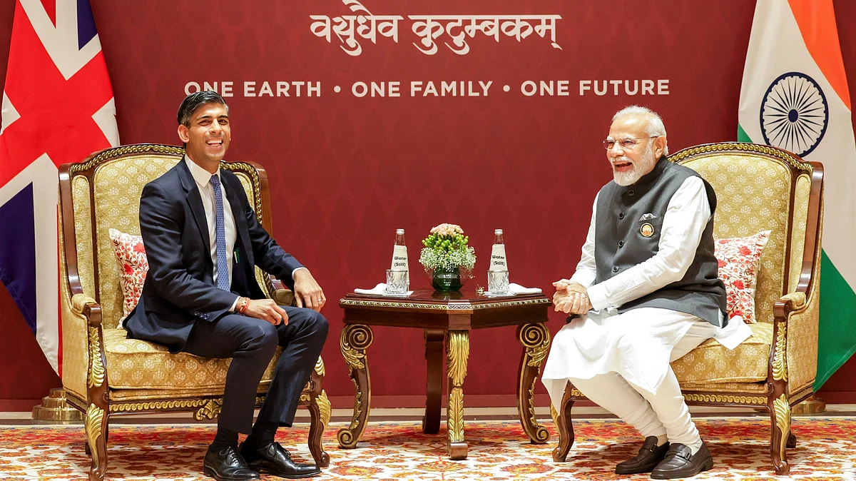 <div class="paragraphs"><p>ہندوستانی وزیر اعظم مودی اور برطانوی وزیر اعظم رشی سُنک، تصویر&nbsp;<a href="https://twitter.com/PMOIndia">@PMOIndia</a></p></div>