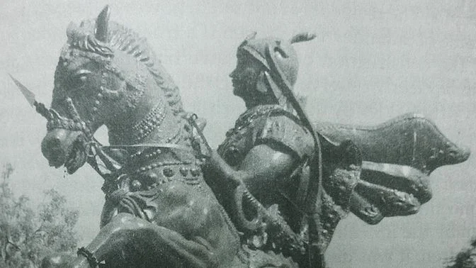 लखनऊ में राजा सुहेलदेव की प्रतिमा. (फोट: <a href="http://www.indusresearch.org/raja-suheldev/">Indusresearch.org</a>)