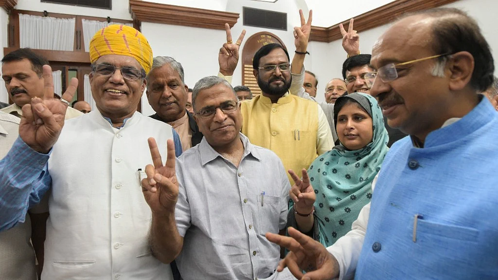 एनडीए उम्मीदवार हरिवंश नारायण सिंह दोबारा चुने गए राज्यसभा के उपसभापति