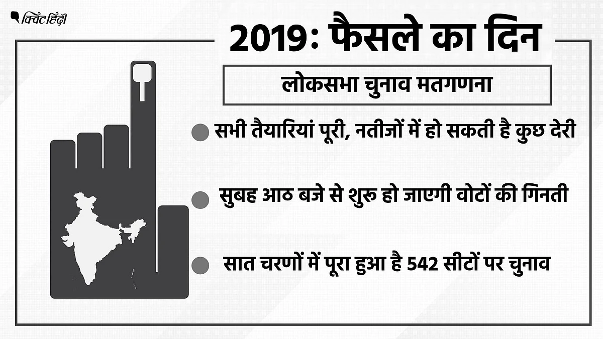 लोकसभा चुनाव नतीजे 2019: 5 राज्यों में कांग्रेस को मिला जीरो