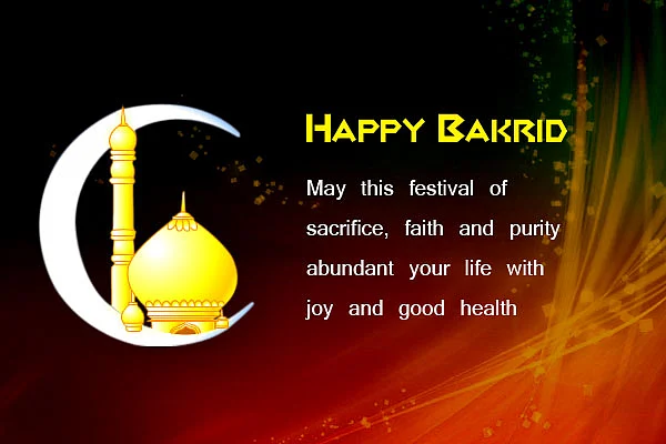 Happy Bakrid Wishes in English
