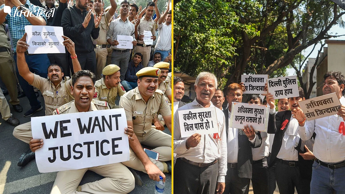 2 नवंबर को तीस हजारी कोर्ट में हुई थी दिल्ली पुलिस और वकीलों के बीच झड़प