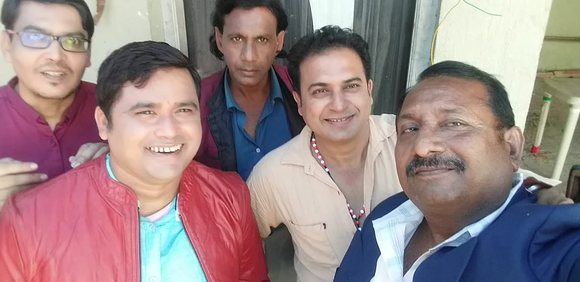 मुंबई में एक शूट में रमेश मिश्रा