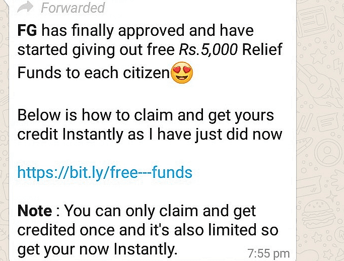 सभी नागरिकों को सरकार दे रही 5000 रु का फ्री रिलीफ फंड? सच जानिए