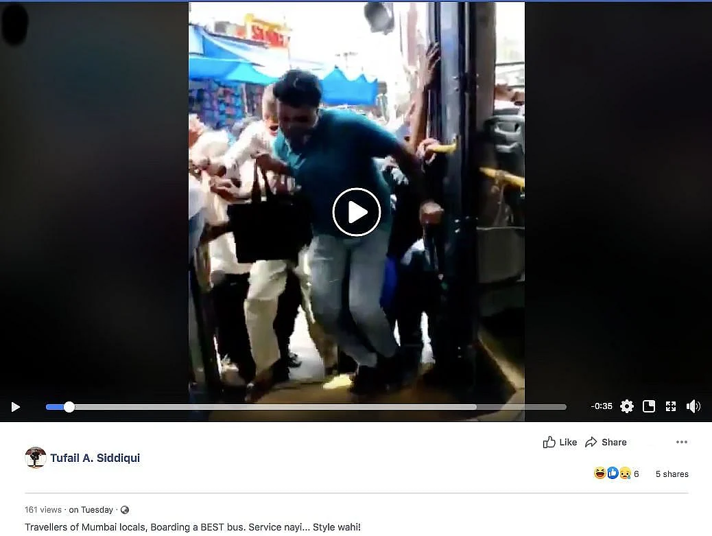मुंबई-दिल्ली नहीं, कोलकाता का है बस में चढ़ती भीड़ का वायरल वीडियो