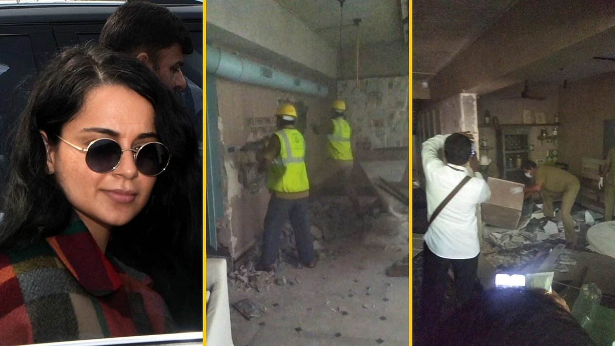 कंगना के ऑफिस में BMC की तोड़फोड़,एक्ट्रेस बोलीं-लोकतंत्र की हत्या