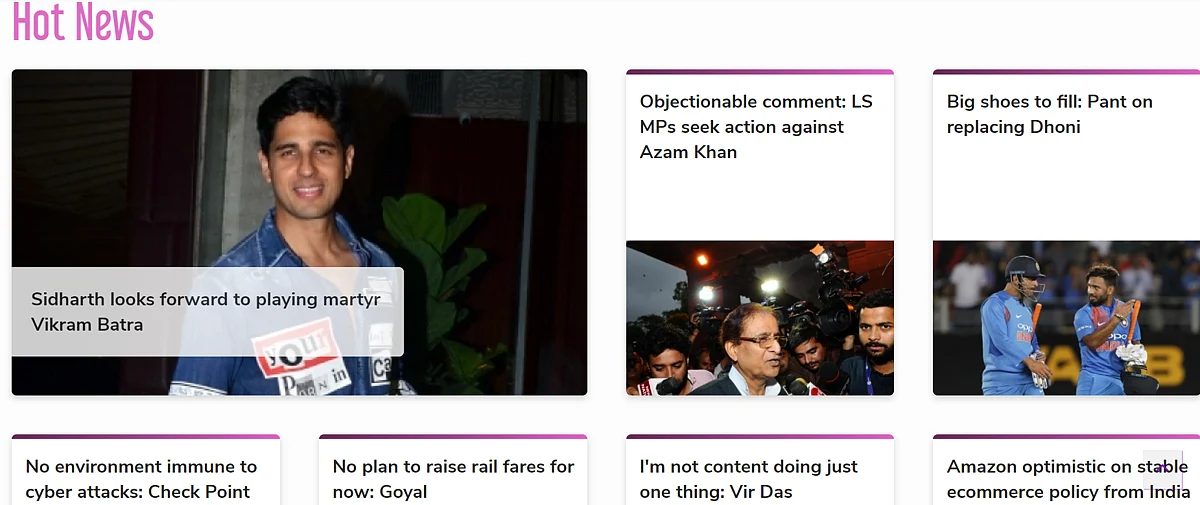 Latest news on The Quint