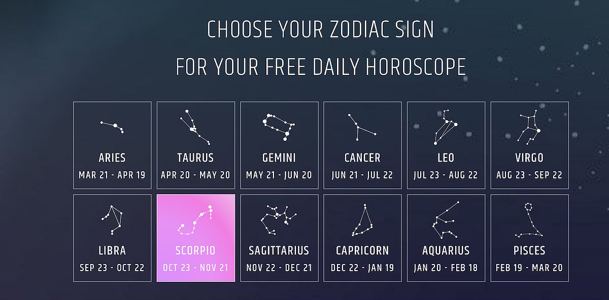 Create a beautiful astrology website with bold cms