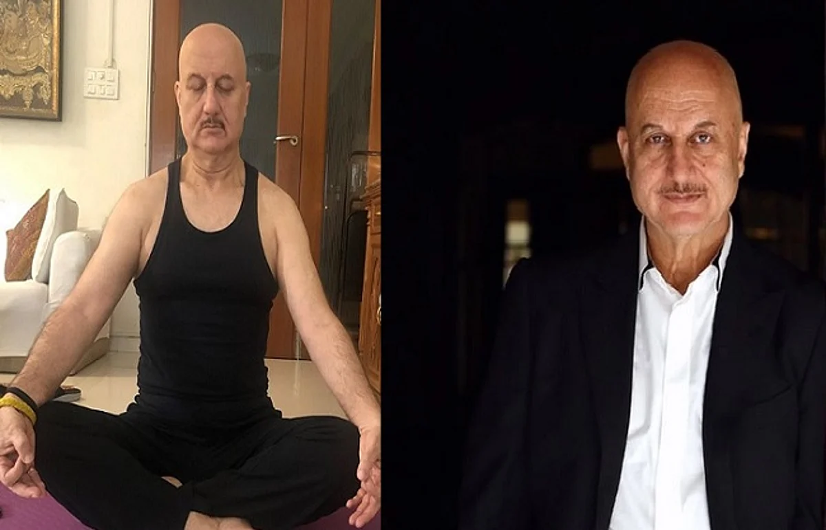 अनुपम खेर ने शेयर की योग करते हुए तस्वीर,लिखा-'अराजकता के बीच शांत रहना एक महाशक्ति है'